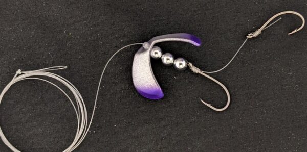 48" Tahoe Blade Fluorocarbon Harness Silver/ Purple