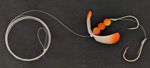 48" Tahoe Blade Fluorocarbon Harness White/ Orange  UV