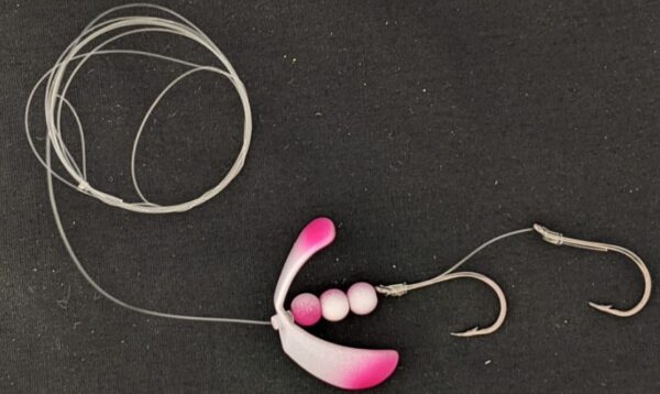 48" Tahoe Blade Fluorocarbon Harness White/ Pink UV