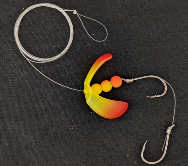 48" Tahoe Blade Fluorocarbon Harness Chartreuse/ Pink UV